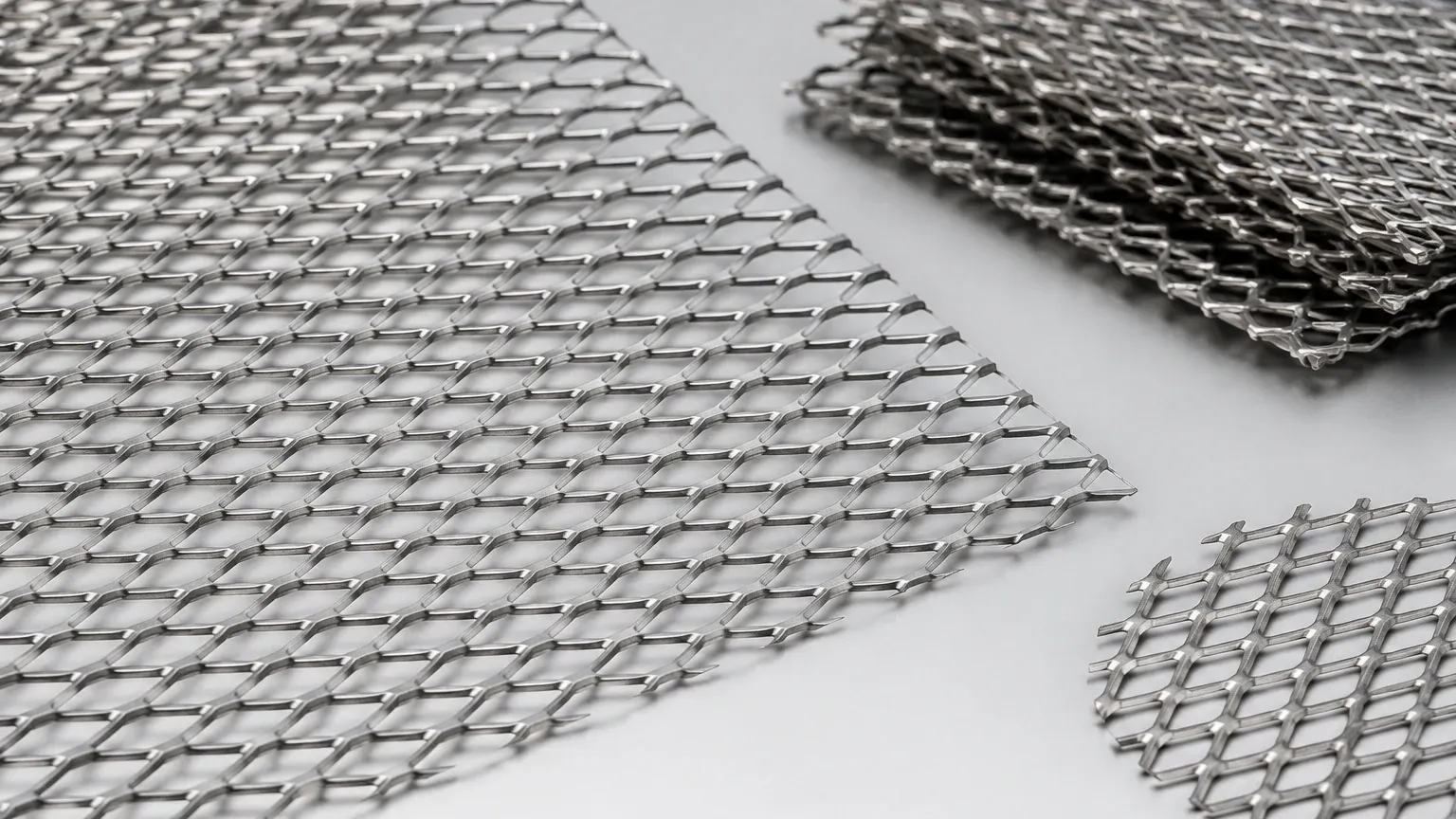 Flattened Expanded Metal Mesh Flattened Expanded Metal Mesh visual guide