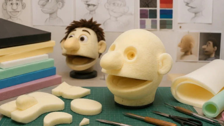 Foam for Puppet Making visual guide