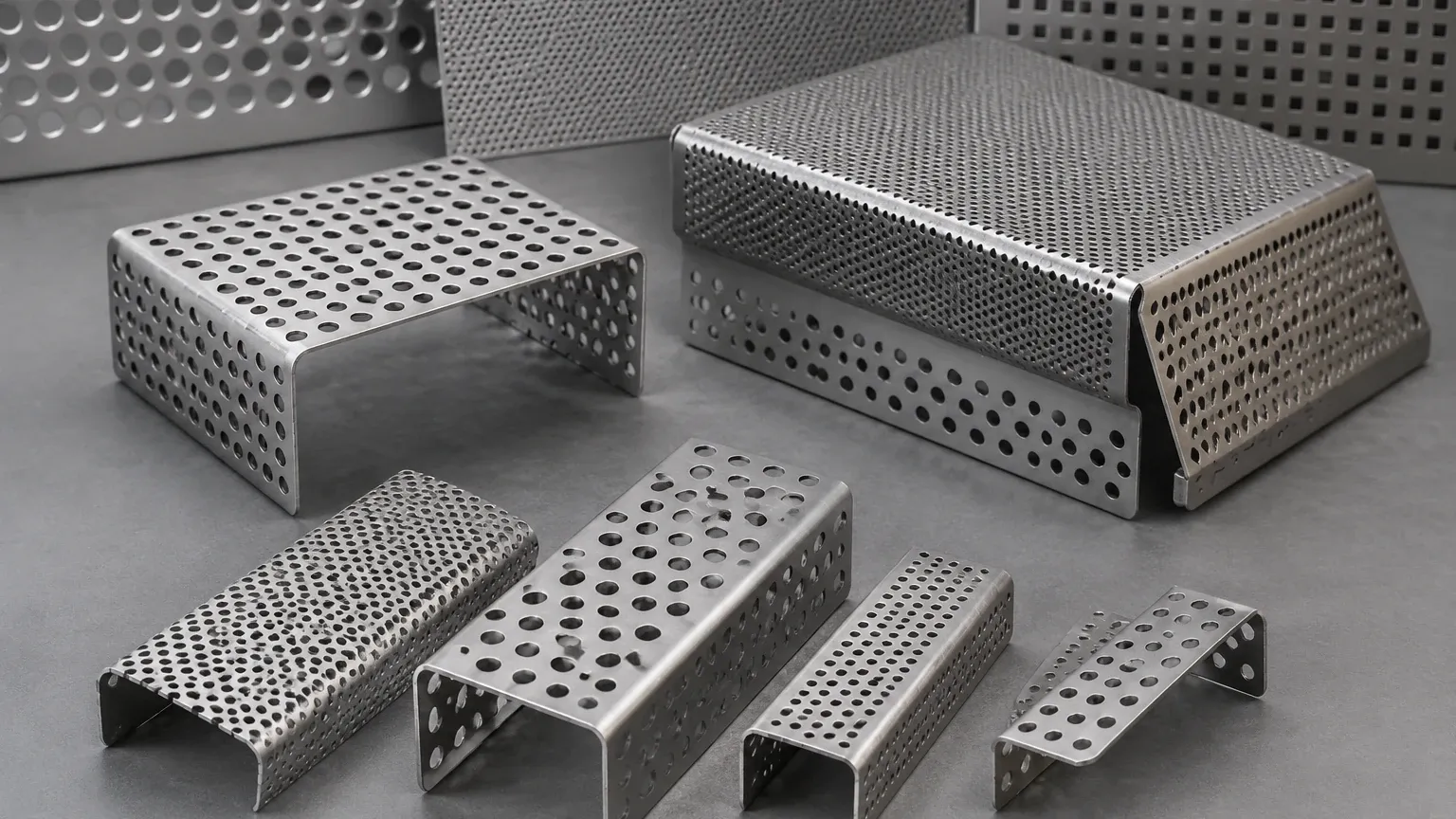 Folded Perforated Metal Folded Perforated Metal visual guide