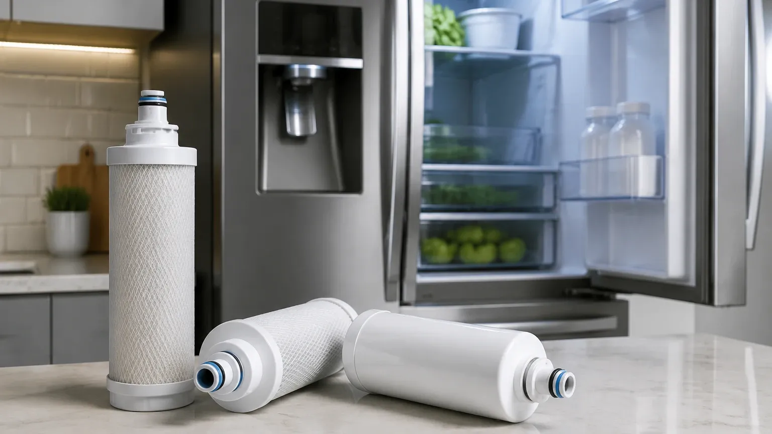 Fridge Water Filter Cartridges visual guide