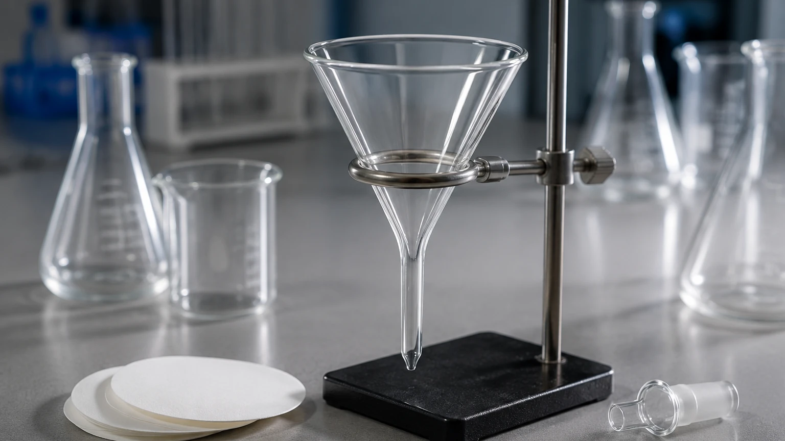 Glass Filtration Funnel Glass Filtration Funnel visual guide