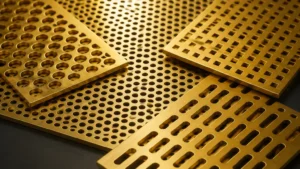 Gold Perforated Metal Sheet visual guide
