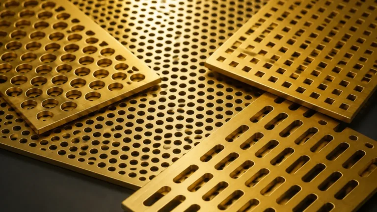 Gold Perforated Metal Sheet visual guide