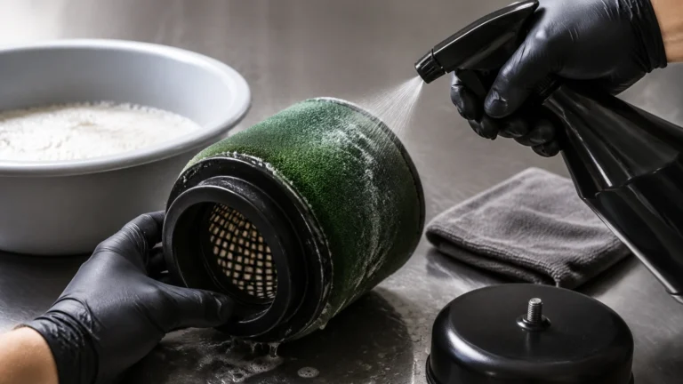 How to Clean Foam Air Filter visual guide