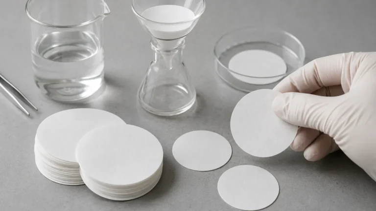 How to Make Filter Paper Discs visual guide