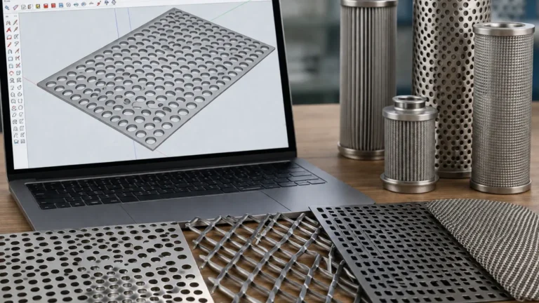 How to Make Perforated Metal in Sketchup visual guide