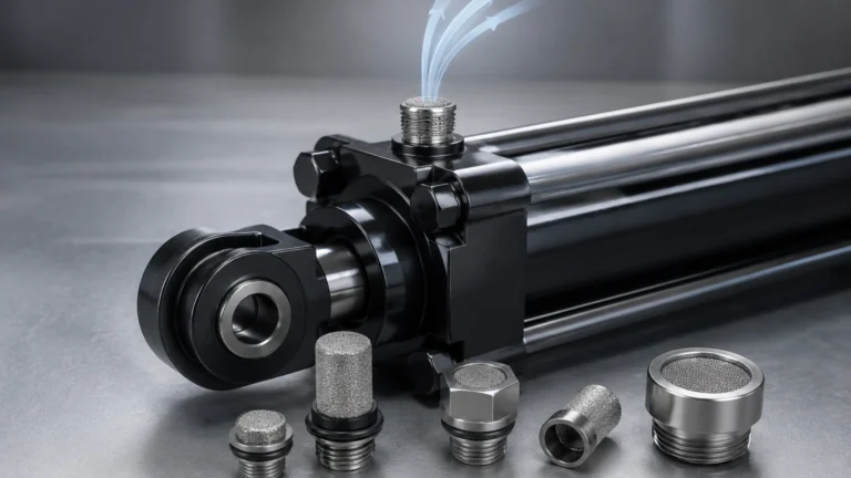 Hydraulic Cylinder Vent visual guide
