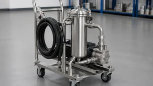 Hydraulic Filtration Cart visual guide