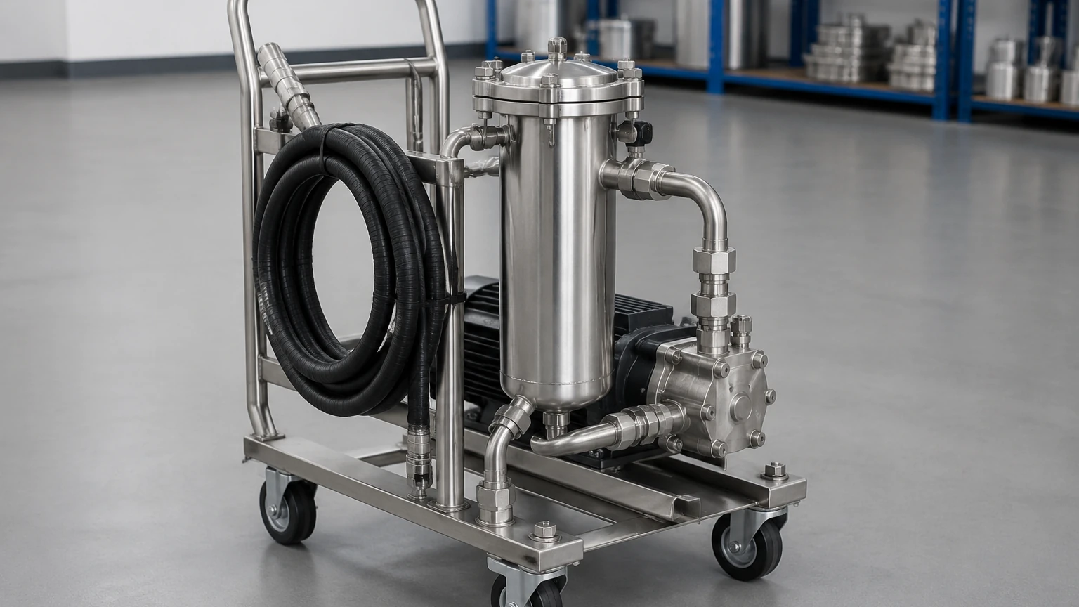 Hydraulic Filtration Cart Hydraulic Filtration Cart visual guide