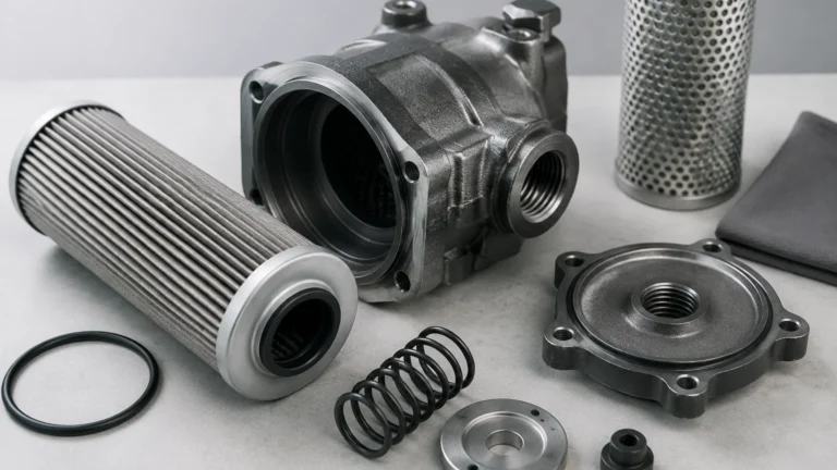 Hydraulic Oil Filter Assembly visual guide