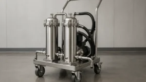 Hydraulic Oil Filtration Cart visual guide
