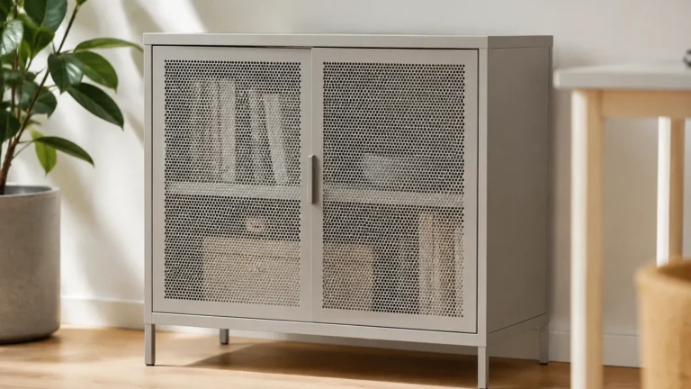 Ikea Perforated Metal Cabinet visual guide