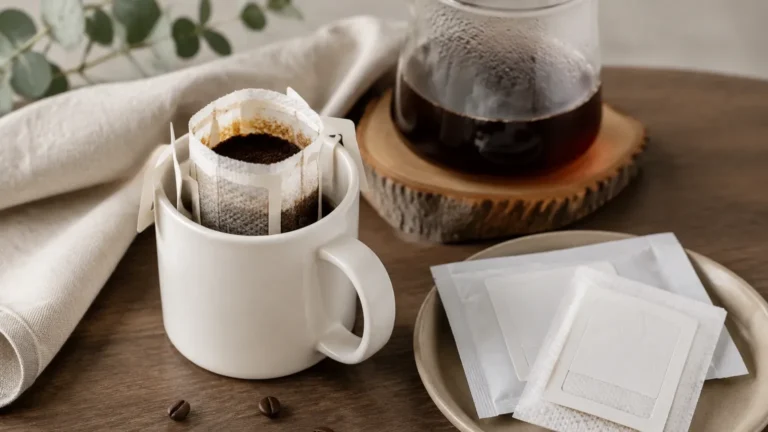 In Room Coffee Filter Packs visual guide