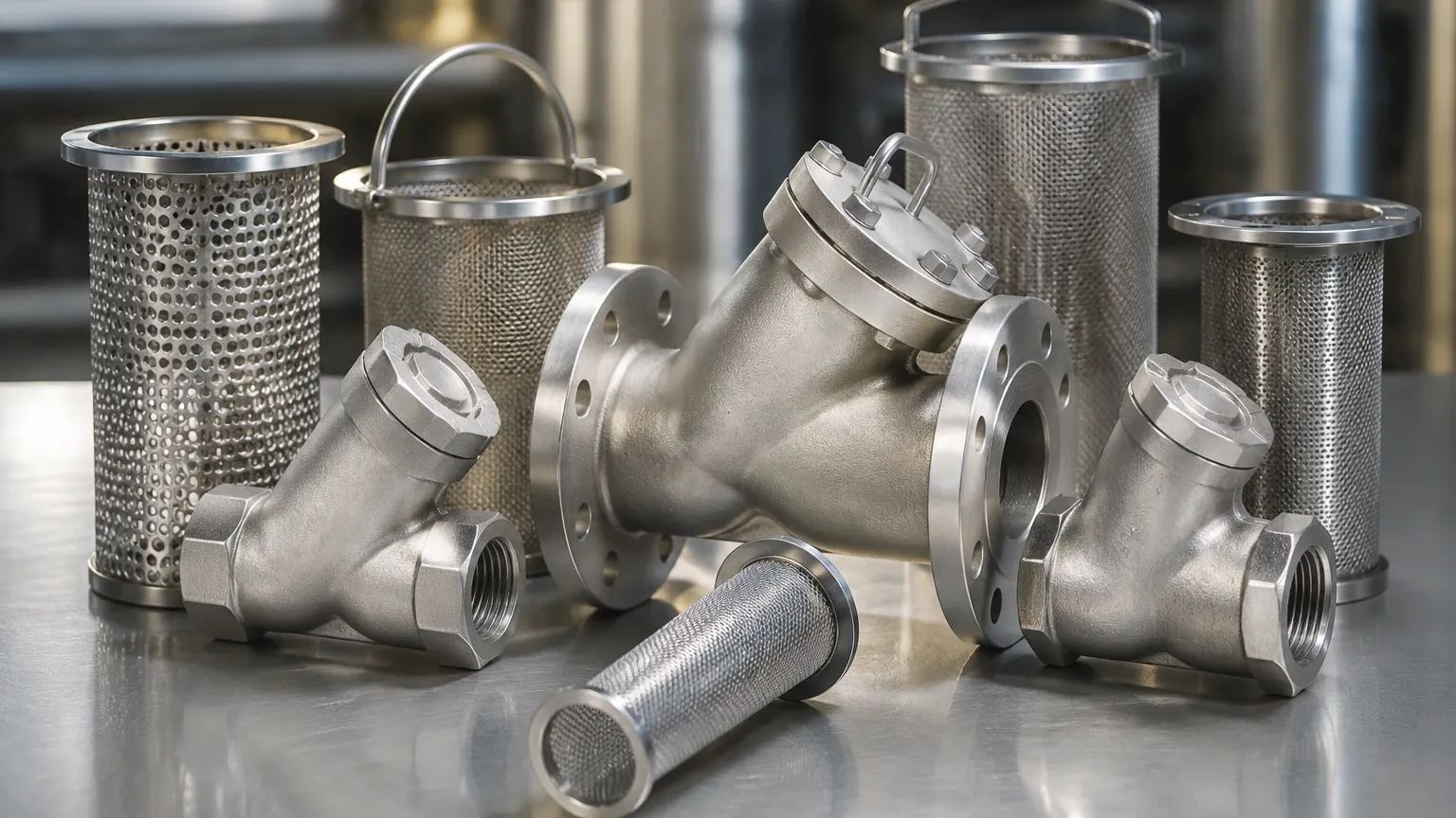 Industrial Water Strainers Industrial Water Strainers visual guide