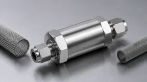 Inline Nitrogen Gas Filter visual guide