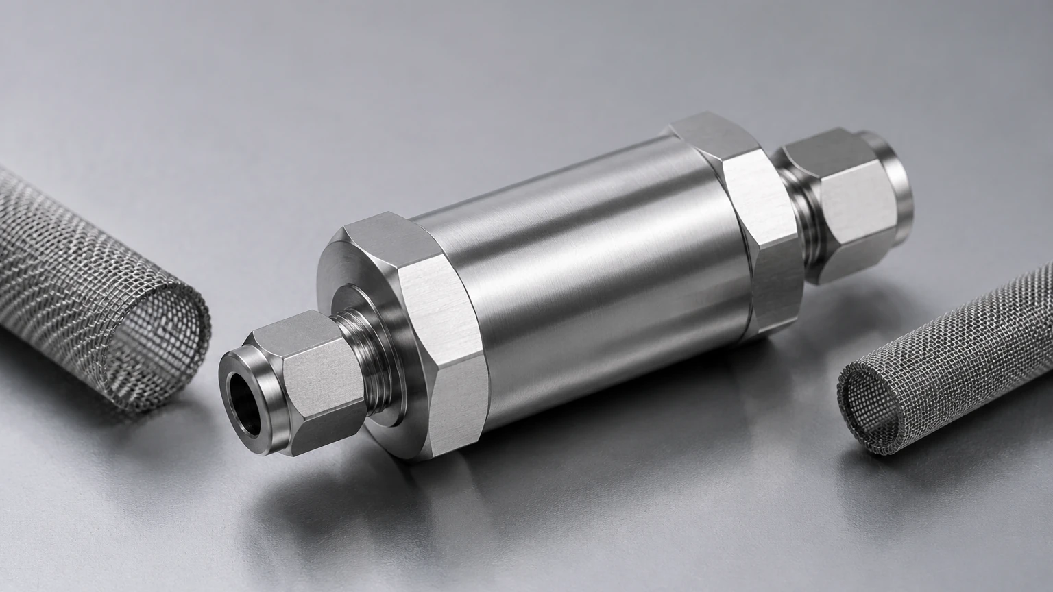 Inline Nitrogen Gas Filter visual guide