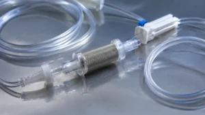 Iv Tubing with a Special Filter visual guide