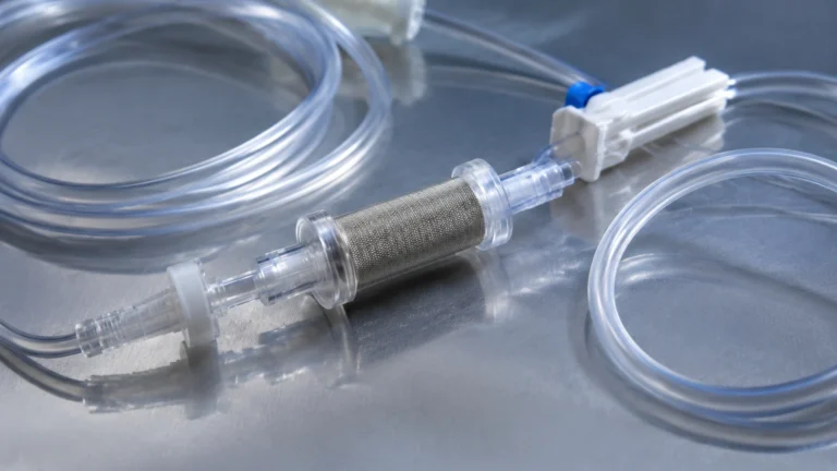 Iv Tubing with a Special Filter visual guide