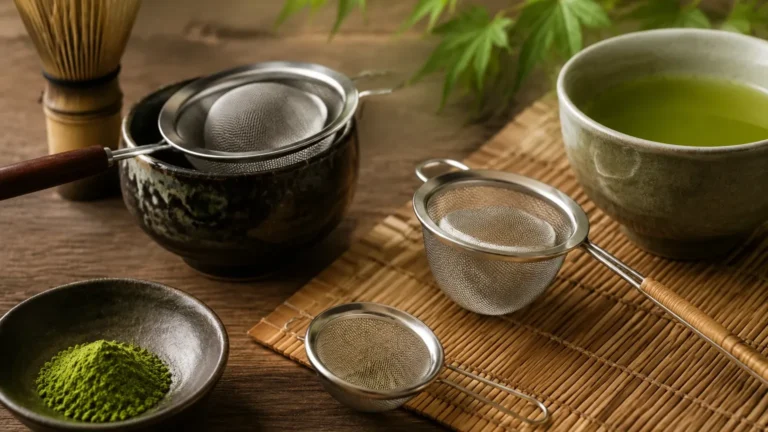 Japanese Tea Strainers visual guide