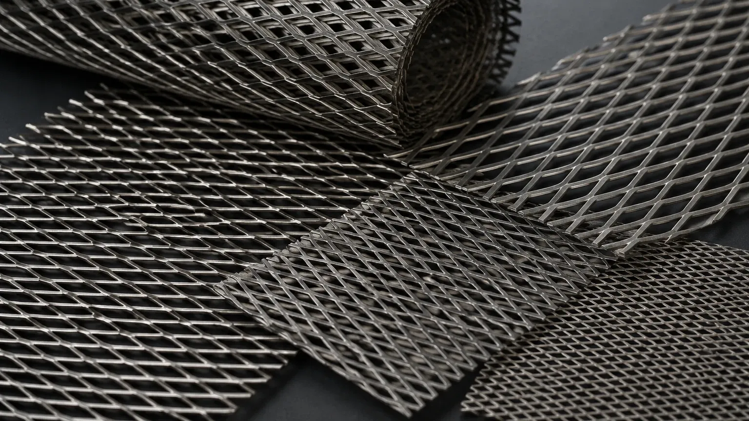 Jaring Besi Expanded Metal visual guide
