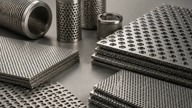 Ketebalan Perforated Metal visual guide