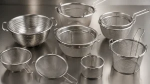 Kitchen Sieves and Strainers visual guide