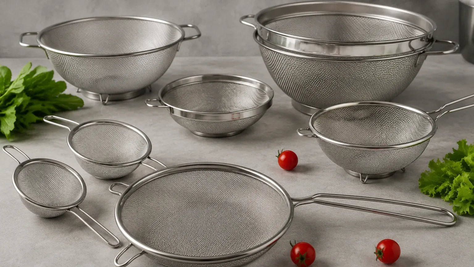 Kitchen Strainers visual guide