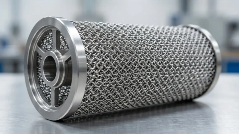 Knitted Wire Mesh Filter visual guide