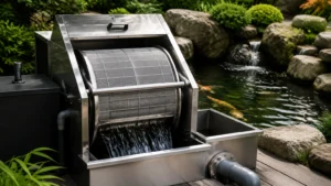 Koi Pond Drum Filter visual guide