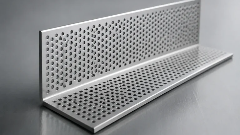 L Shaped Perforated Metal visual guide