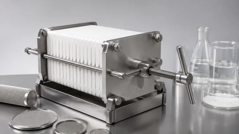 Lab Scale Filter Press visual guide