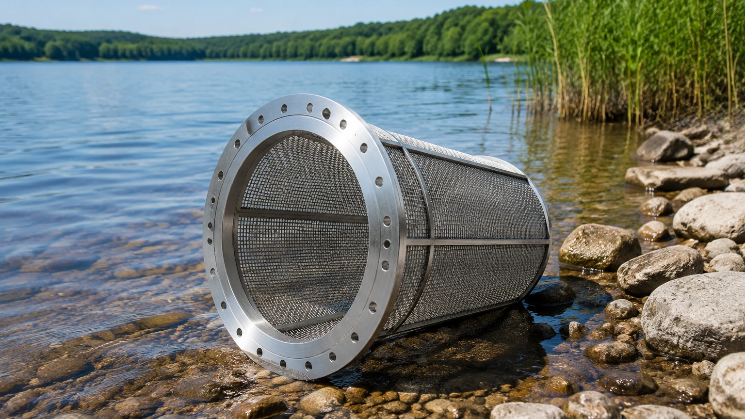 Lake Pump Intake Screen visual guide