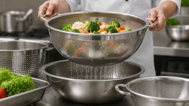 Large Strainers for Cooking visual guide