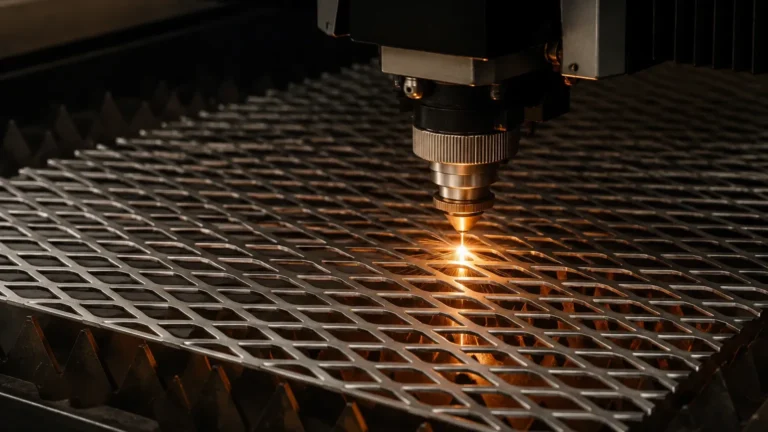 Laser Cutting Expanded Metal visual guide