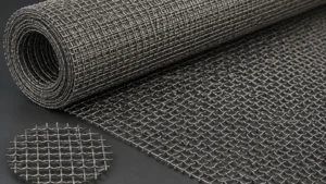 Lock Crimp Woven Wire Mesh visual guide