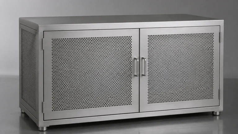 Locke Perforated Metal Cabinet visual guide