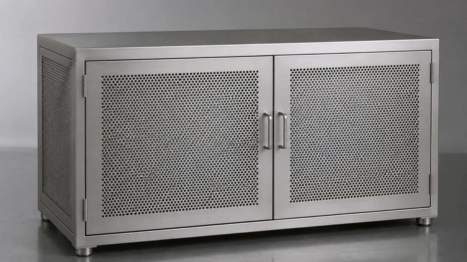Locke Perforated Metal Cabinet Locke Perforated Metal Cabinet visual guide