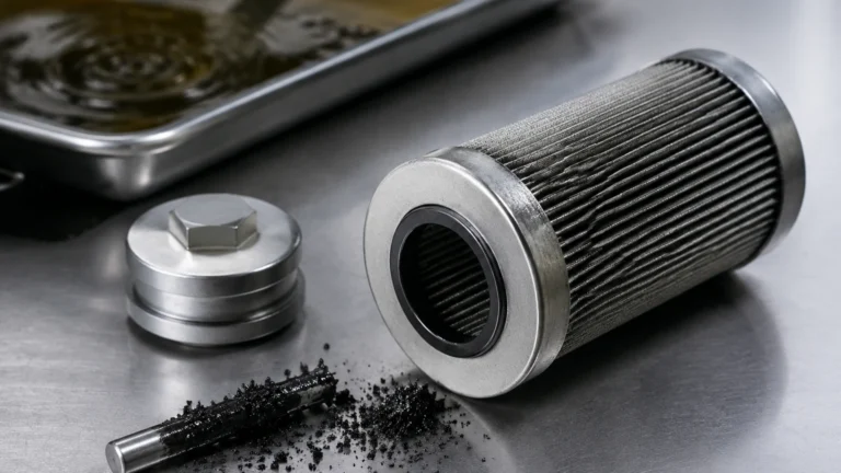 Magnetic Oil Filter visual guide