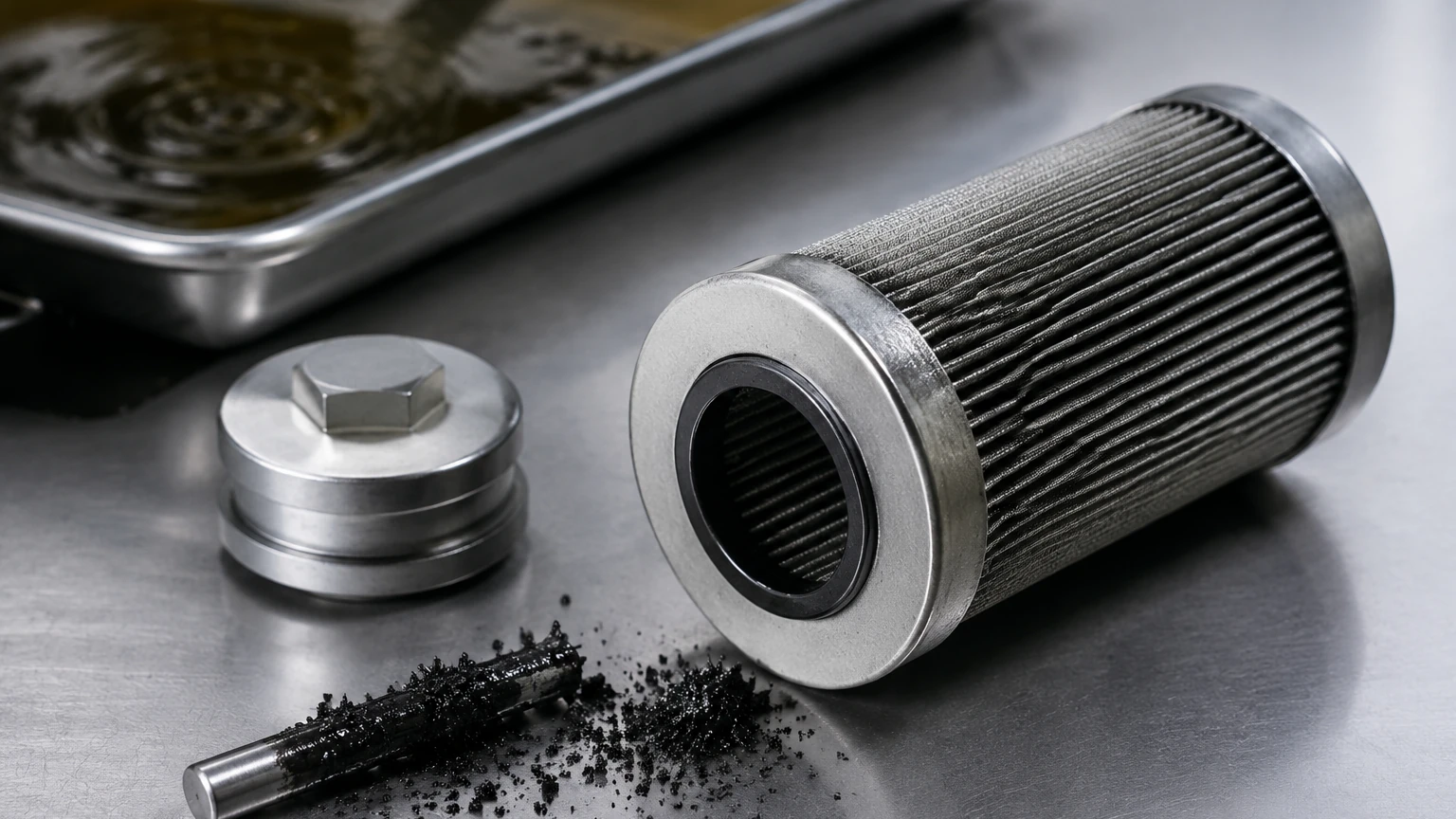 Magnetic Oil Filter visual guide