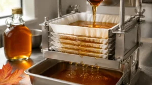 Maple Syrup Press Filter visual guide