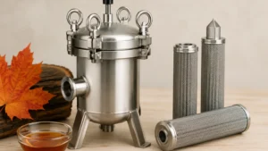 Maple Syrup Pressure Filter visual guide