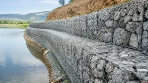 Mechanically Woven Double Twisted Hexagonal Wire Mesh Gabions visual guide