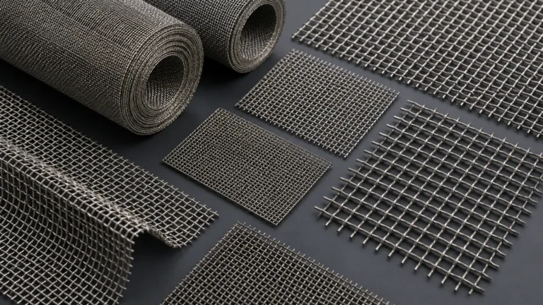 Mechanically Woven Wire Mesh visual guide