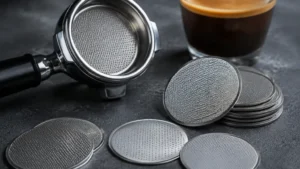 Metal Filter Disc Espresso visual guide