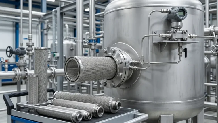 Metal Mesh Dust Filter industrial level measurement guide