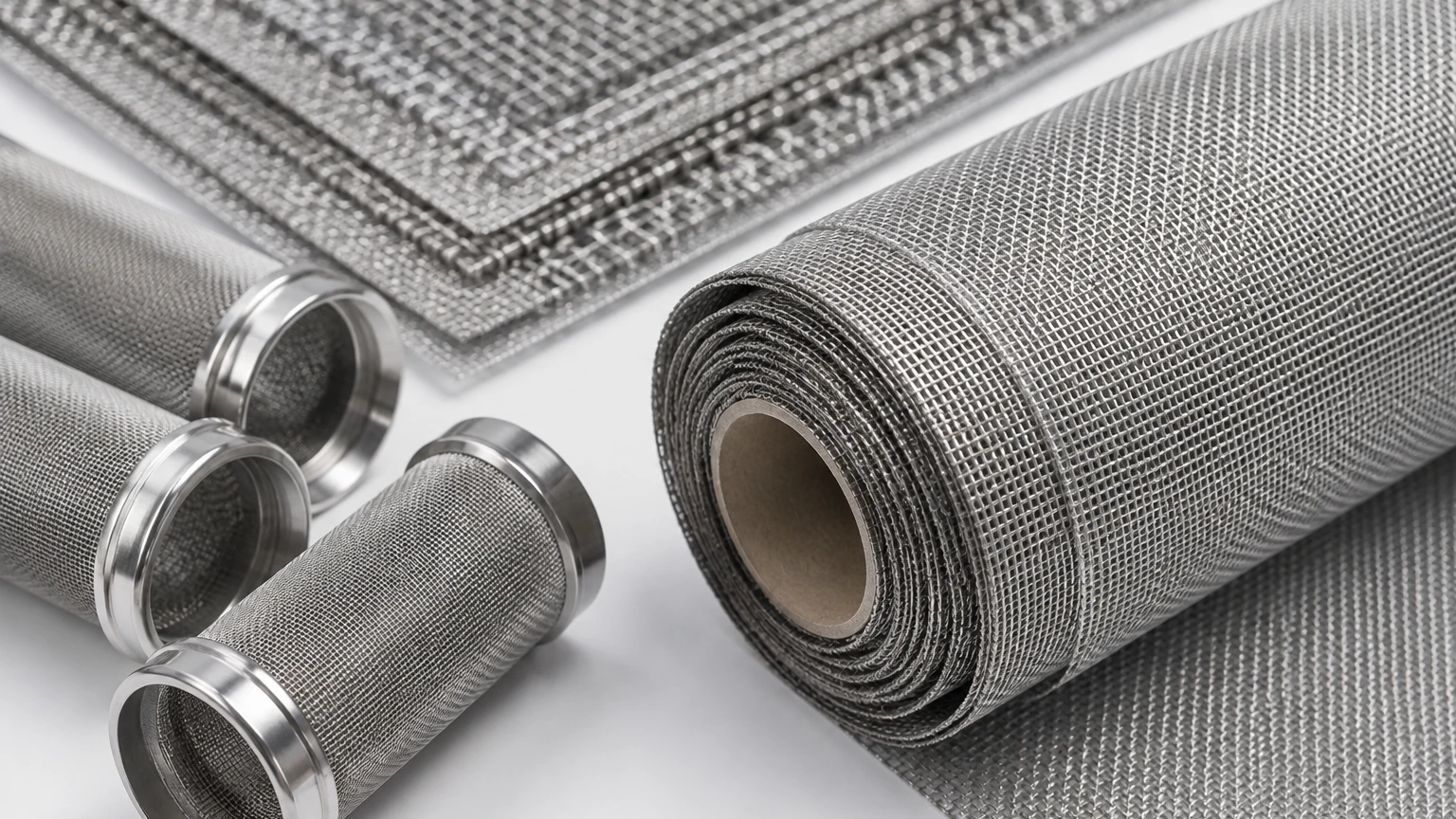 Micron Steel Filter Netting visual guide