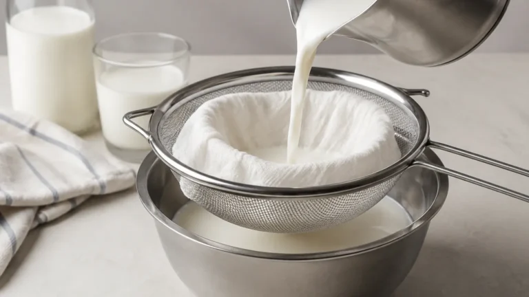 Milk Strainer visual guide