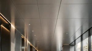 Non Perforated Metal Ceiling visual guide