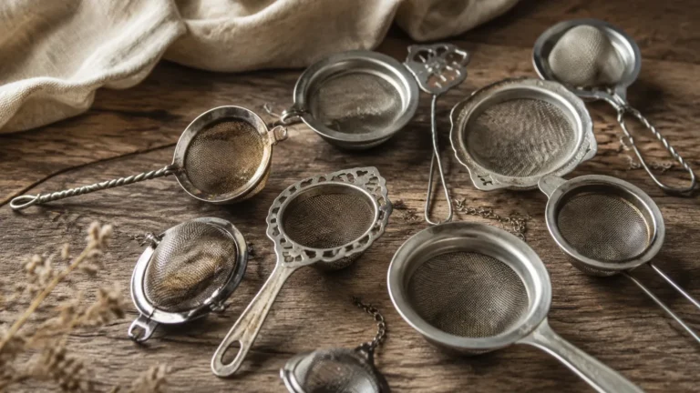 Old Tea Strainers visual guide