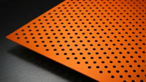Orange Perforated Metal visual guide